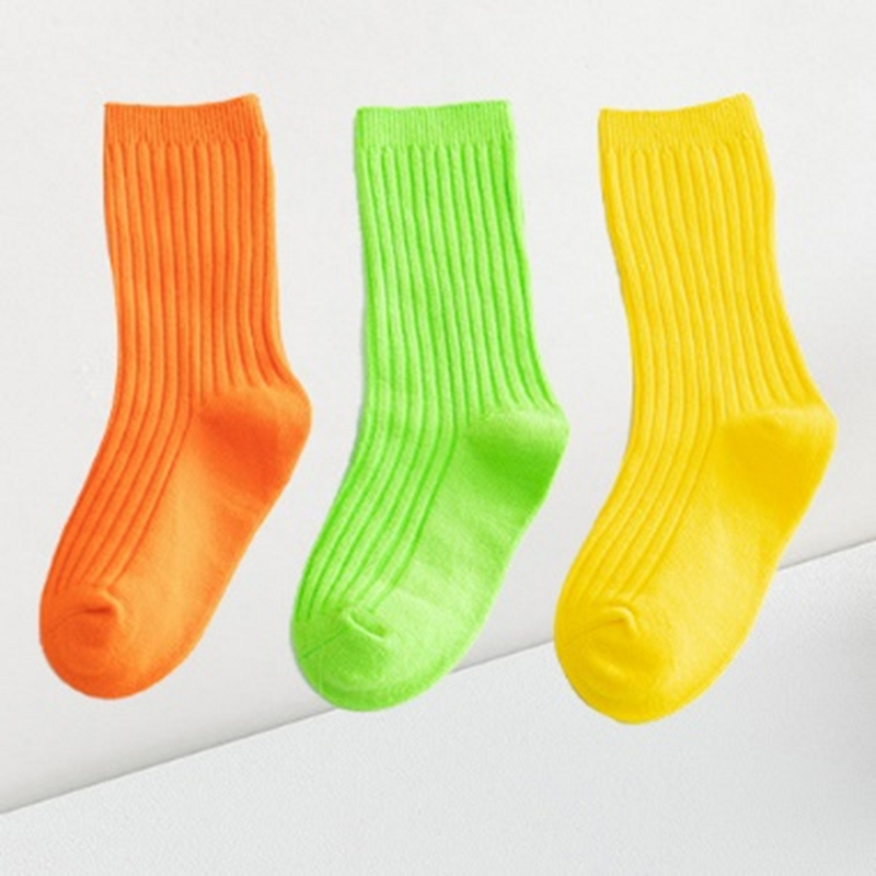 Kids knee high bamboo socks